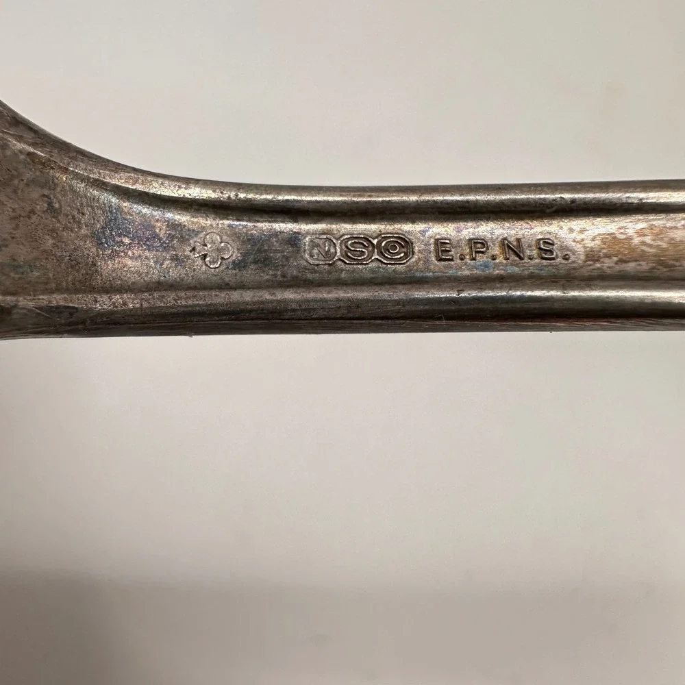 Vintage National Silver Co Art Deco EPNS Silver Plated Pierced Cake Pie Server